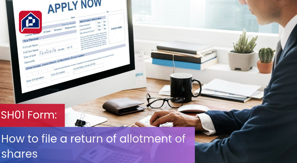 form sh01 for share allotment